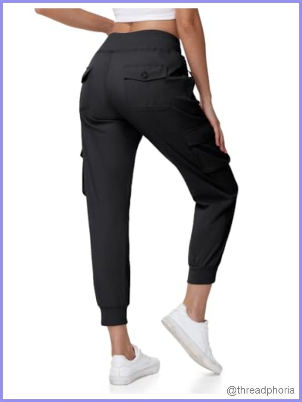 Cargo Work Joggers Women Hiking Lightweight Quick Dry 6 Pockets